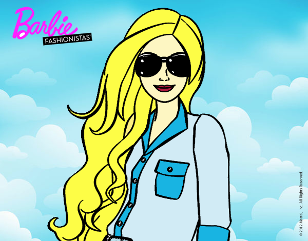 Barbie con gafas de sol