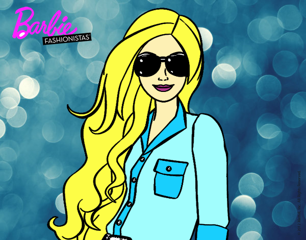 Barbie con gafas de sol