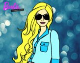 Barbie con gafas de sol