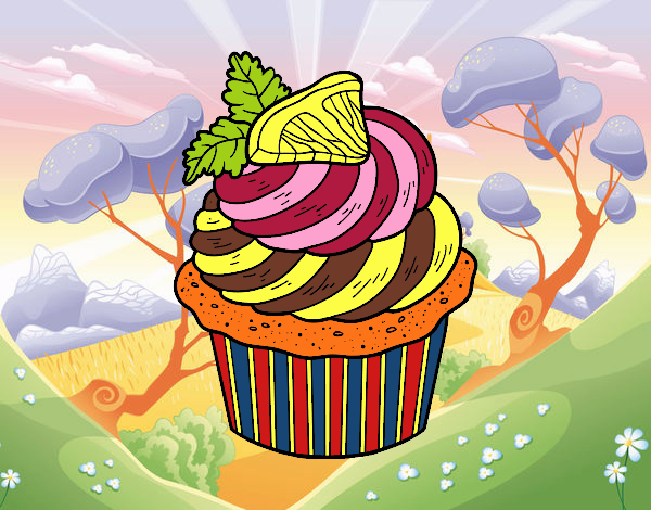 Cupcake de limón