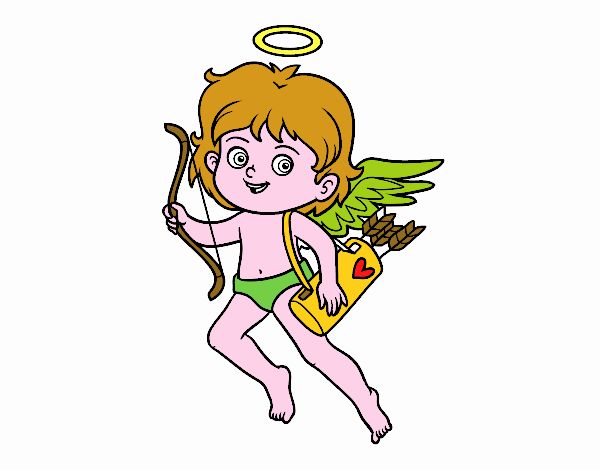 Cupido con su arco mágico