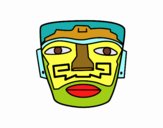 Dibujo Máscara ancestral azteca pintado por Francis_XD