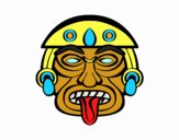 Dibujo Máscara azteca pintado por Francis_XD