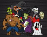 Monstruos de Halloween