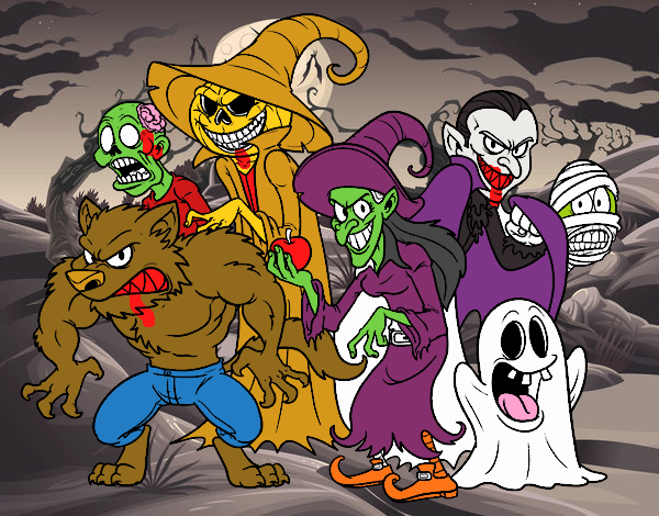 Monstruos de Halloween