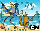 Mordecai y Rigby