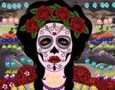 Mujer calavera mejicana