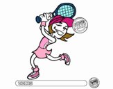 Niña-Tenis