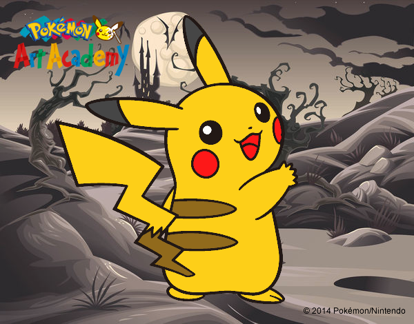 Pikachu de espaldas