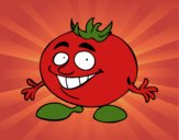 Dibujo Señor tomate pintado por ositaa