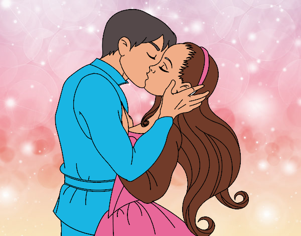 Dibujo Beso de amor pintado por KLIZ