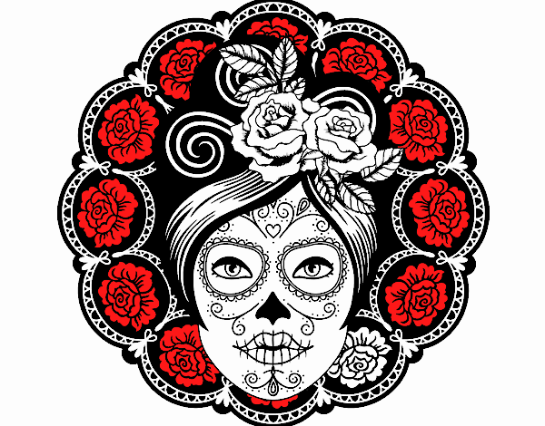 Calavera mejicana femenina