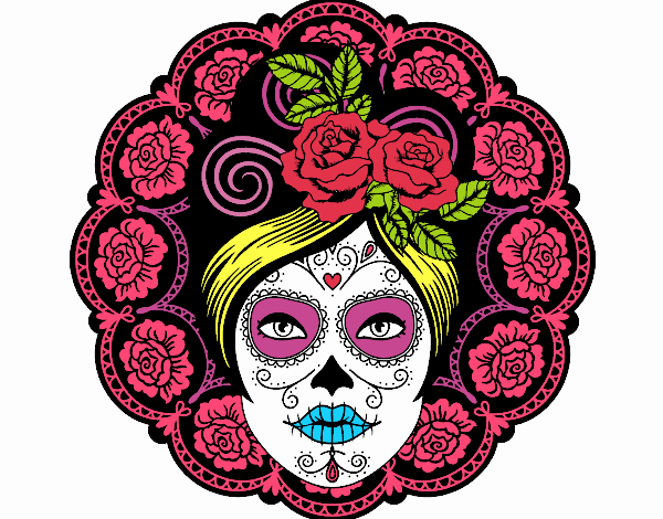 Calavera mejicana femenina