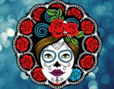 Calavera mejicana femenina