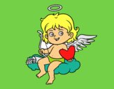 Cupido en una nube