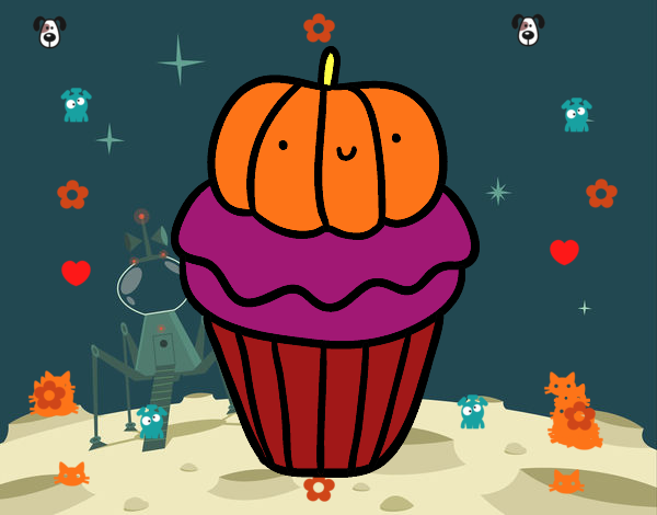 Halloween cupcake