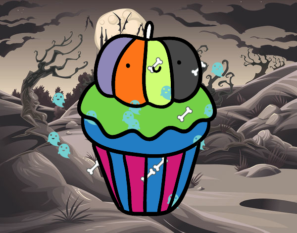 Halloween cupcake