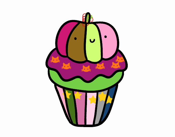 Halloween cupcake