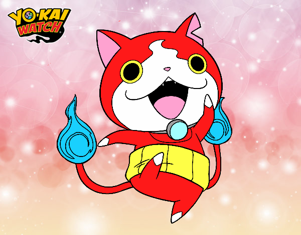 Jibanyan saltando