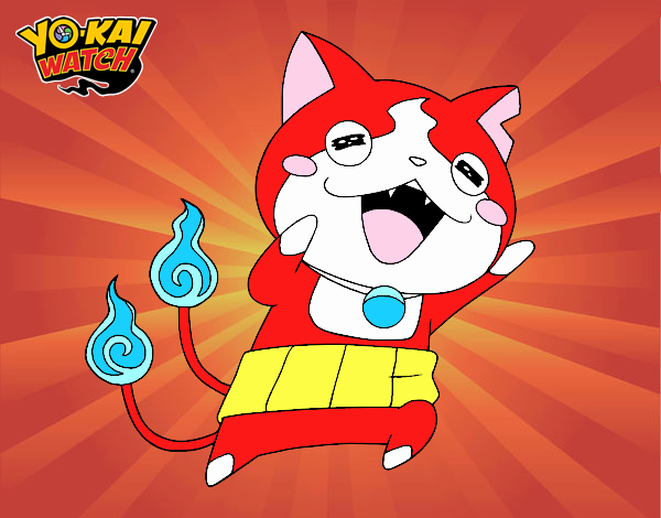 Jibanyan super feliz