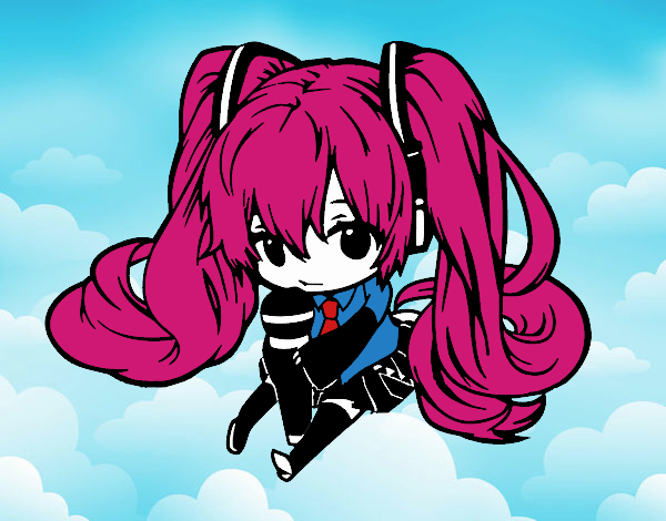 Miku Chibi vocaloid