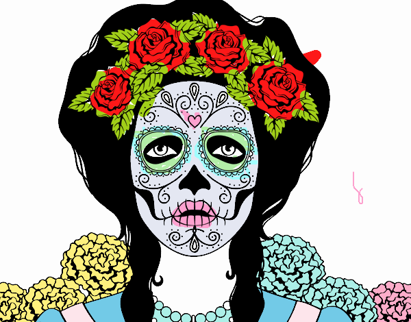 Mujer calavera mejicana