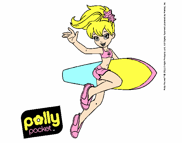 dibujo de polli pocket