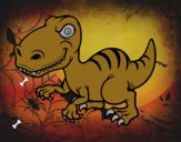 Dinosaurio velociraptor