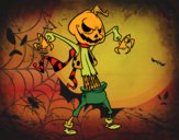 Dibujo Calabaza de Halloween monstruosa pintado por Socovos