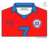 Camiseta del mundial de fútbol 2014 de Chile