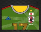 Camiseta del mundial de fútbol 2014 de Japón