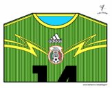 Camiseta del mundial de fútbol 2014 de México