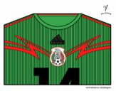 Camiseta del mundial de fútbol 2014 de México