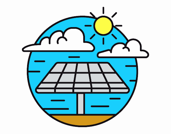 energia solar dibujo