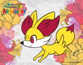 Fennekin corriendo