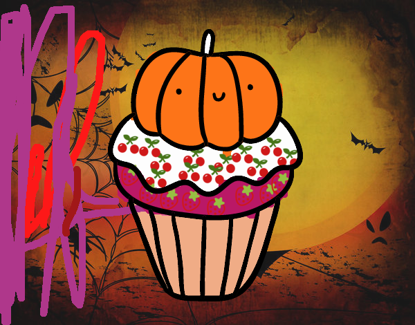 Halloween cupcake