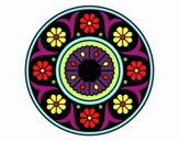 Dibujo Mandala flor pintado por belkmar