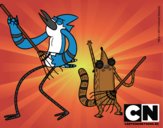 Mordecai y Rigby