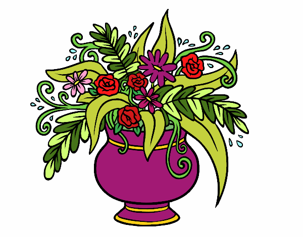 Dibujo Un jarrón con flores pintado por Socovos