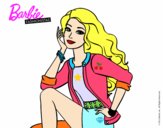 Dibujo Barbie súper guapa pintado por SC15