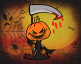Dibujo Calabaza de Halloween mortífera pintado por Socovos