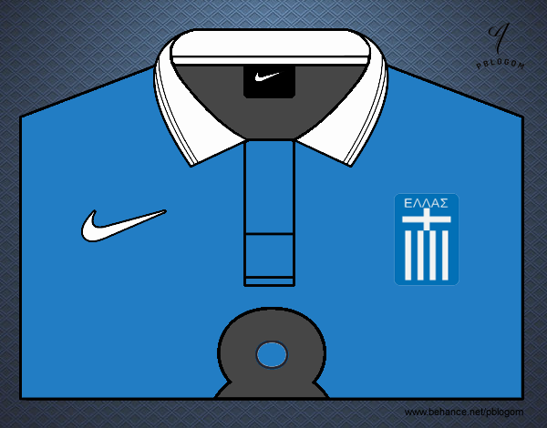 Camiseta del mundial de fútbol 2014 de Grecia