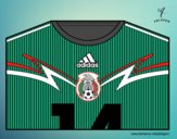 Camiseta del mundial de fútbol 2014 de México