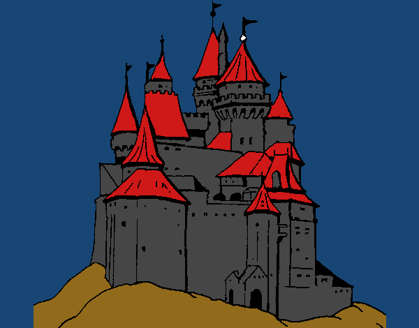 Dibujo Castillo medieval pintado por angel567