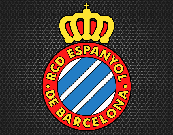 Dibujo Escudo del RCD Espanyol pintado por Socovos