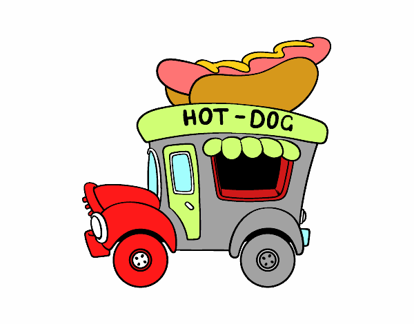 Food truck de perritos calientes