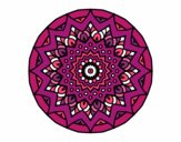 Dibujo Mandala creciente pintado por Socovos