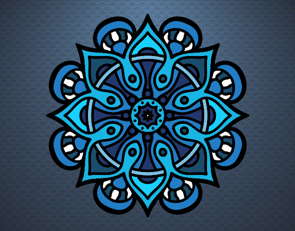 Dibujo Mandala mundo árabe pintado por Socovos