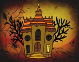 Dibujo Mansión encantada de Halloween pintado por Socovos