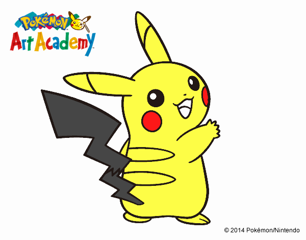 Pikachu de espaldas